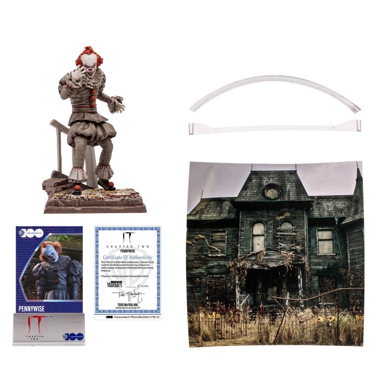 IT Chapter Two Movie Maniacs WB 100 Pennywise 6" Limited Edition Figure