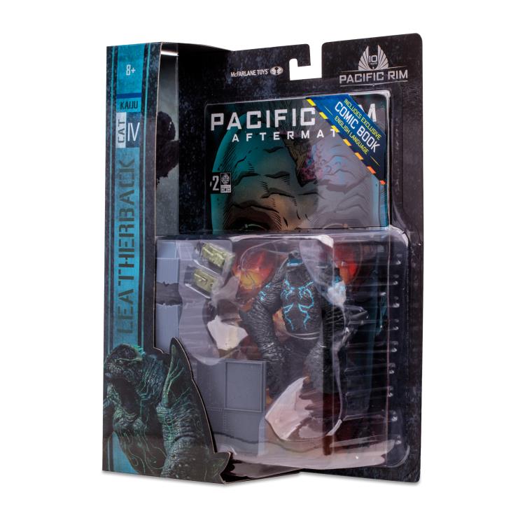 Pacific Rim: Aftermath Leatherback 4" Action Figure Playset with Comic