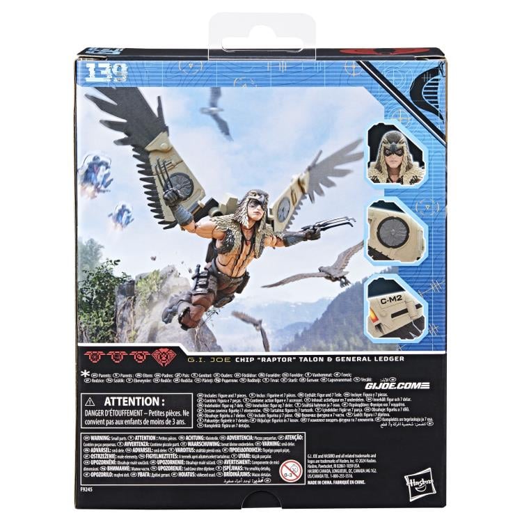 G.I. Joe Classified Series #139, CHIP "RAPTOR" TALON & GENERAL LEDGER