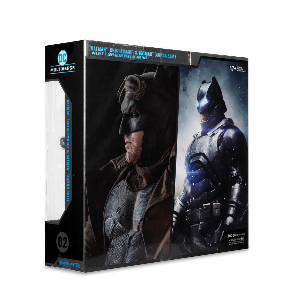 Batman Knightmare & Batman Armor Suit (Batman v Superman: Dawn of Justice) 2-Pack Gold Label