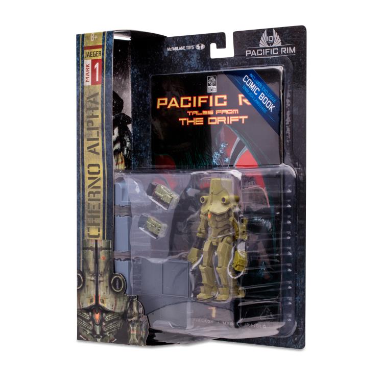 Pacific Rim: Tales From The Drift Cherno Alpha 4" Action Figure Playset with Comic