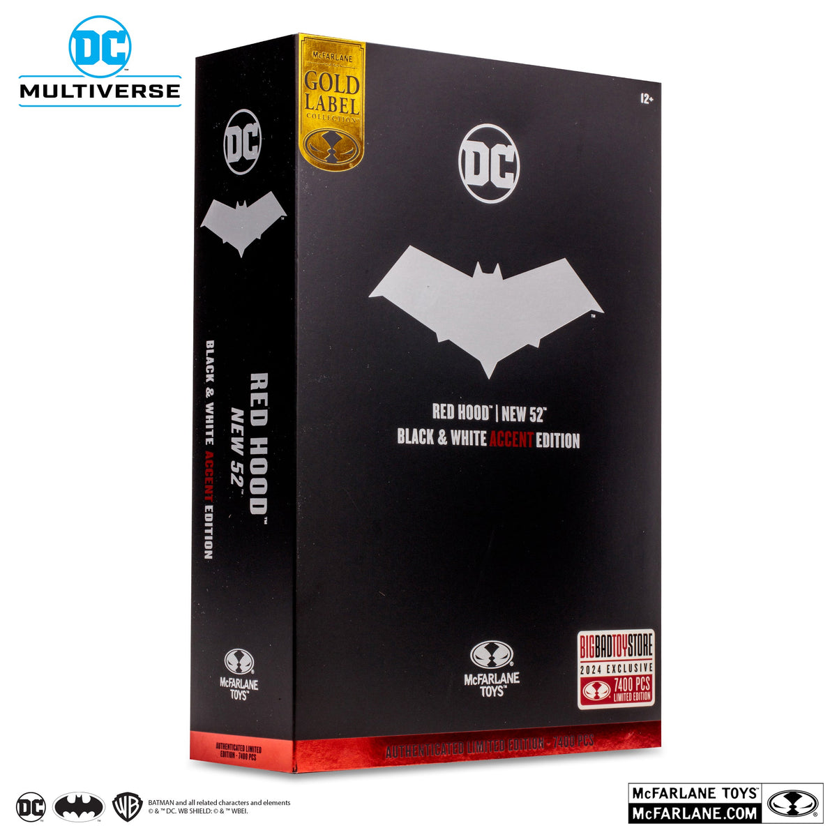RED HOOD (NEW 52) BLACK & WHITE ACCENT EDITION GOLD LABEL