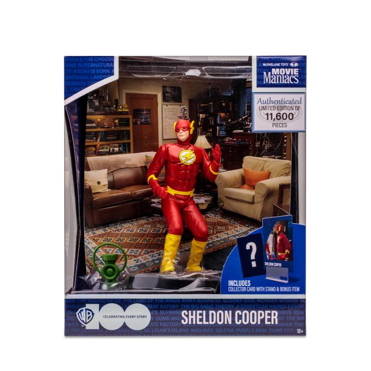 The Big Bang Theory Movie Maniacs WB 100 Sheldon Cooper 6" Limited Edition Figure ( Sub packaging )