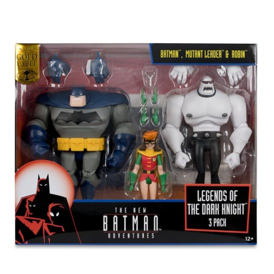 DC DIRECT - NEW BATMAN ADVENTURES 3PK - BATMAN, MUTANT LEADER AND ROBIN - LEGENDS OF THE DARK KNIGHT