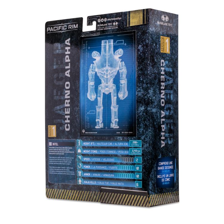Pacific Rim: Tales From The Drift Cherno Alpha 4" Action Figure Playset with Comic