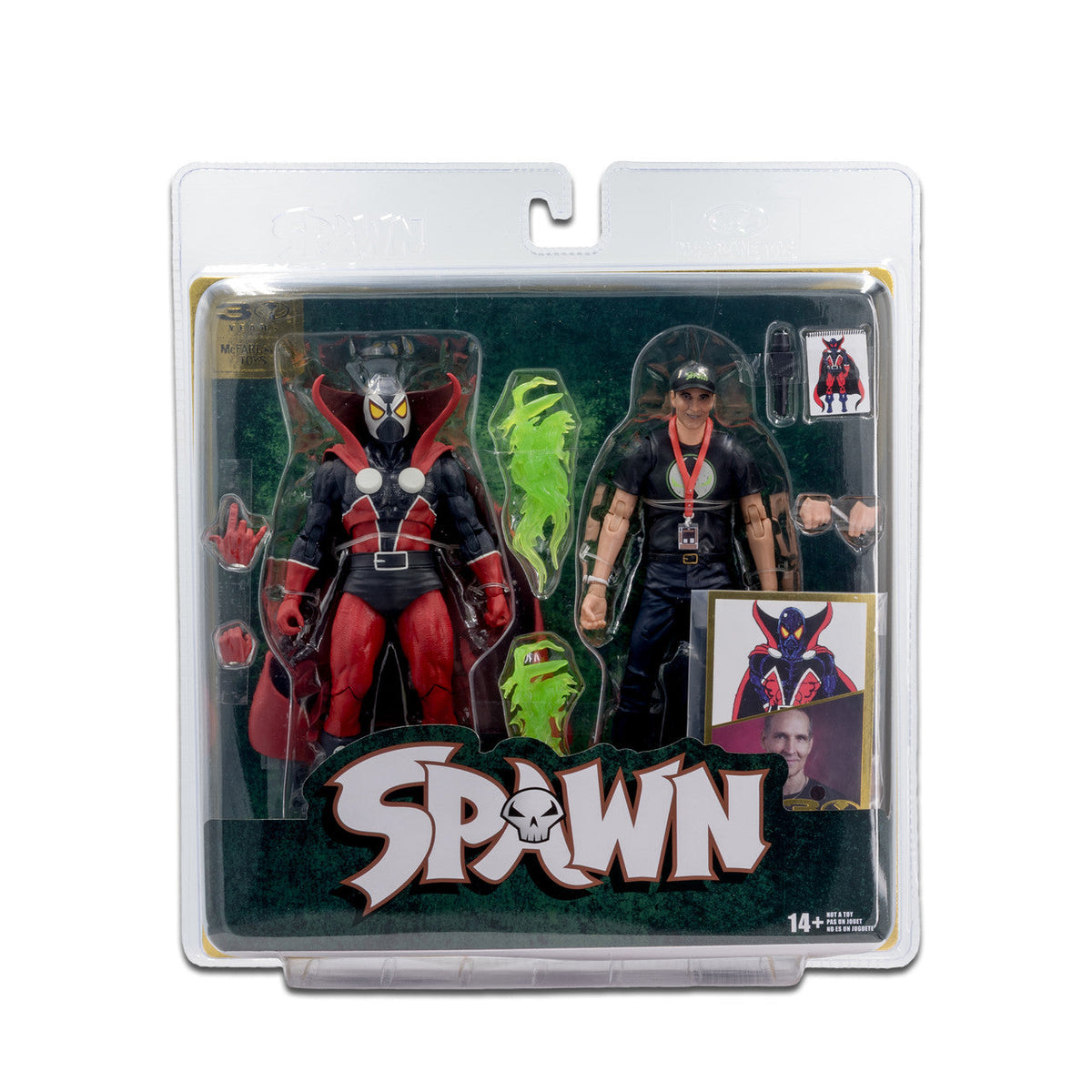 Spawn & Todd McFarlane (Spawn) 2-Pack 7" Figures McFarlane Toys 30th Anniversary