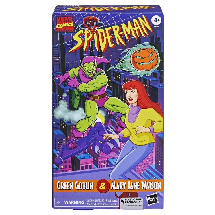 Spider-Man Marvel Legends Mary Jane & Green Goblin Exclusive Two-Pack