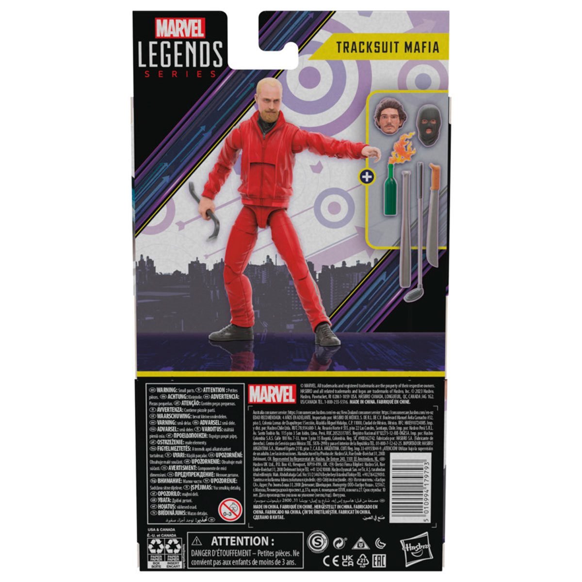 Hawkeye Marvel Legends Tracksuit Mafia  - Exclusive