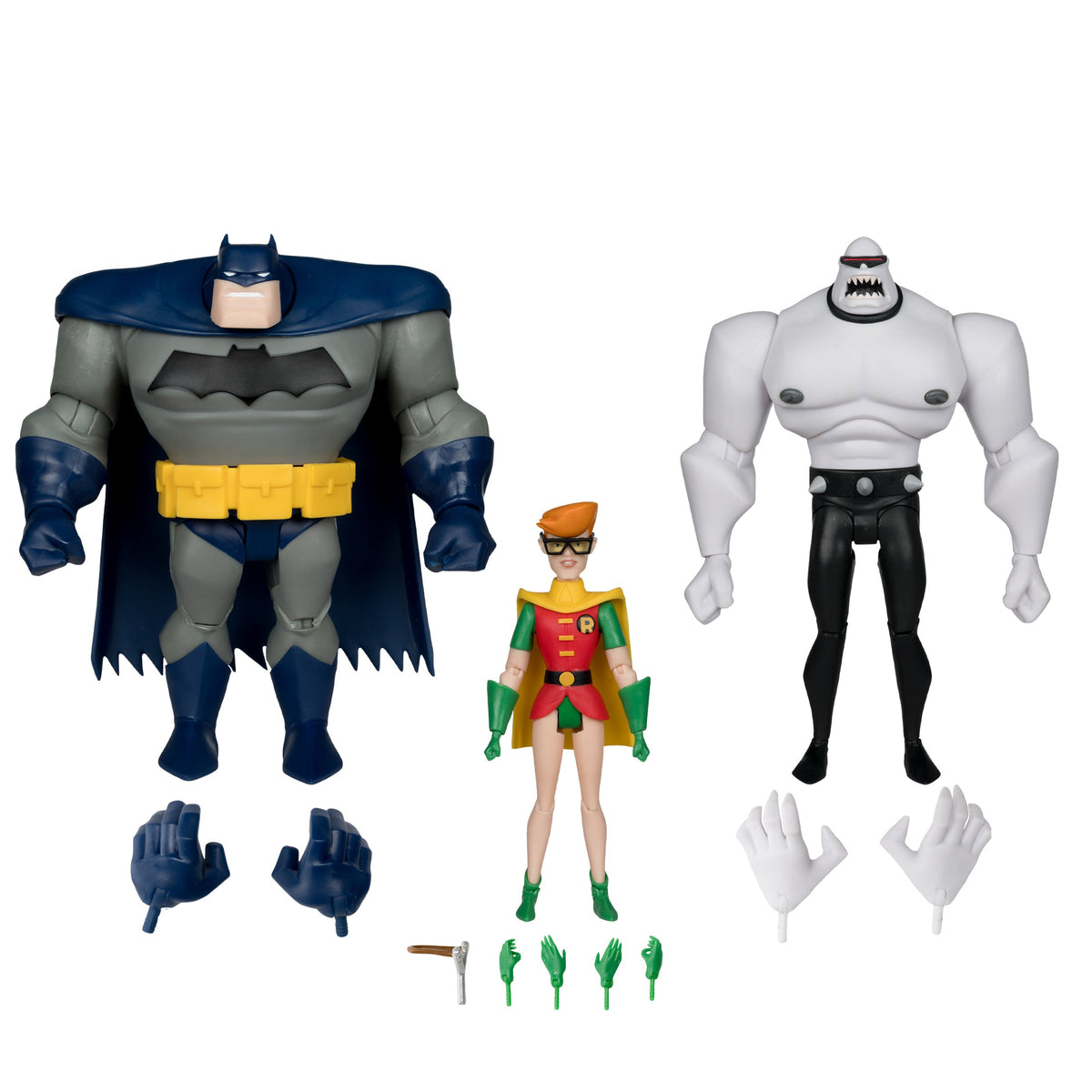 DC DIRECT - NEW BATMAN ADVENTURES 3PK - BATMAN, MUTANT LEADER AND ROBIN - LEGENDS OF THE DARK KNIGHT