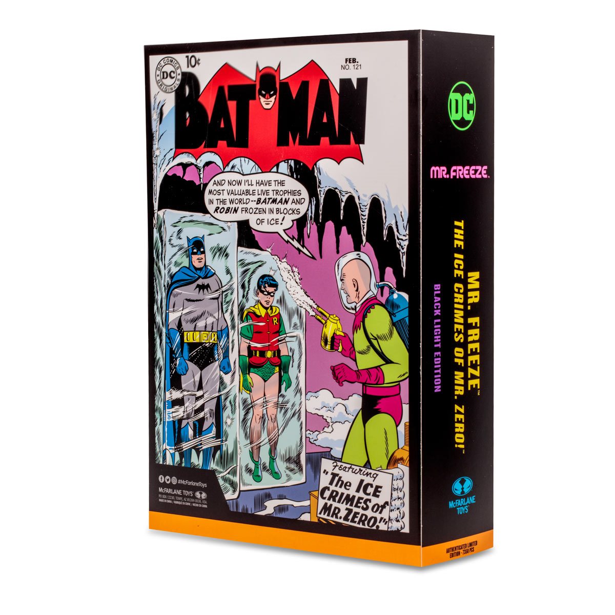 Mr. Freeze Black Light Gold Label - Exclusive