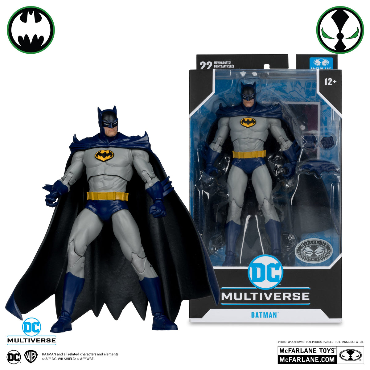 DC MULTIVERSE  - Batman 1996 (Batman/Spawn) - Platinum / Chase