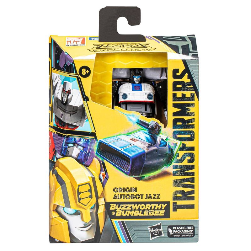 Transformers Legacy Evolution Buzzworthy Bumblee Origin Autobot Jazz Action Figure - Exclusive