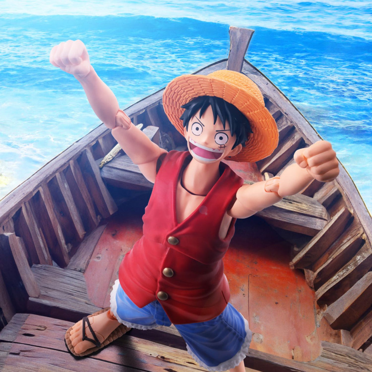 One Piece - S.H.Figuarts - Monkey D. Luffy (Romance Dawn)