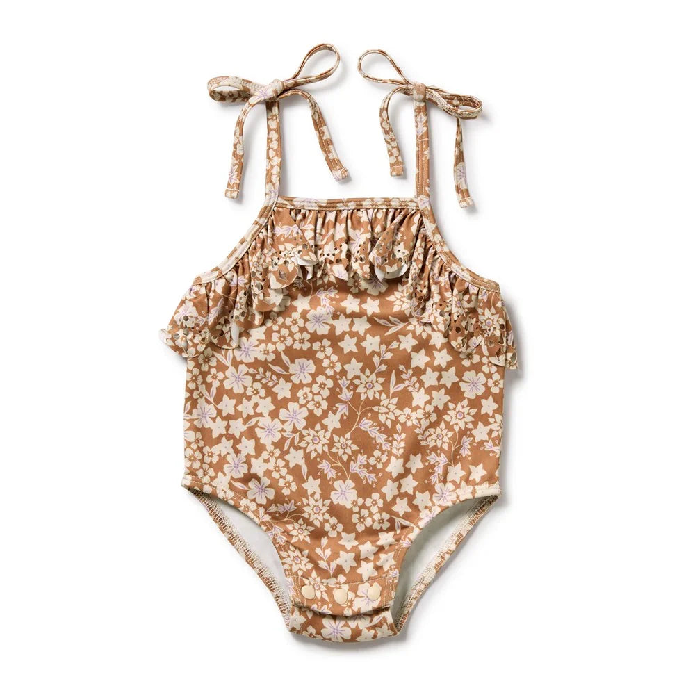 Hazel Floral Cutwork Swimsuit | Wilson + Frenchy
