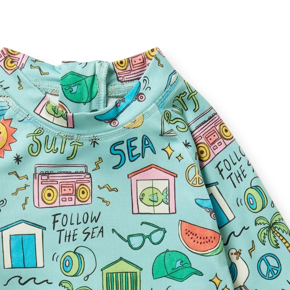 Sun Surf & Sea One Piece Boyleg Swimsuit | Wilson + Frenchy