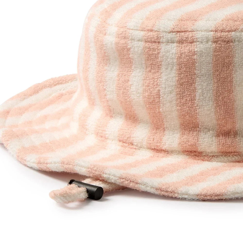 Strawberry Wave Organic Terry Sun Hat | Wilson + Frenchy