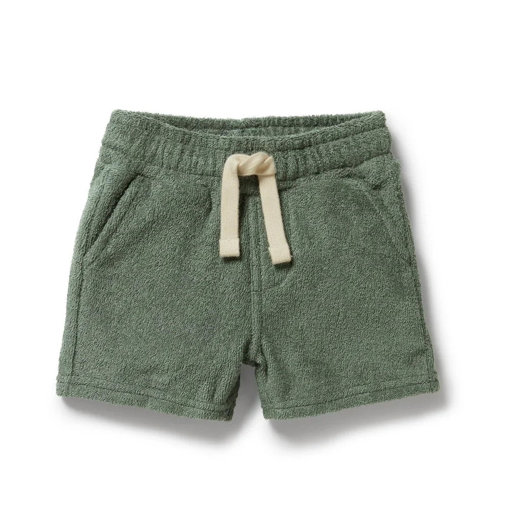 Moss Organic Terry Short | Wilson + Frenchy