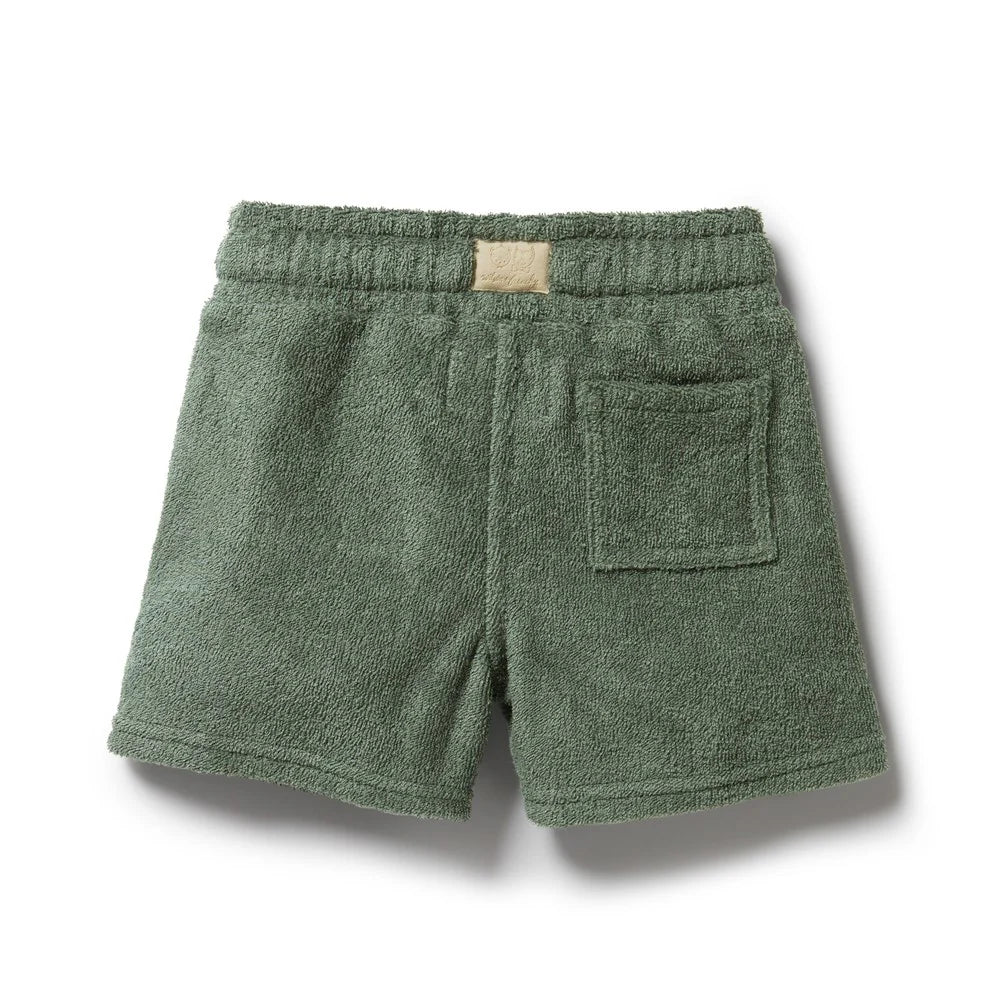 Moss Organic Terry Short | Wilson + Frenchy