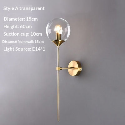 Wall Sconce For The Hallway Or Corridor In Front Of The Mirror