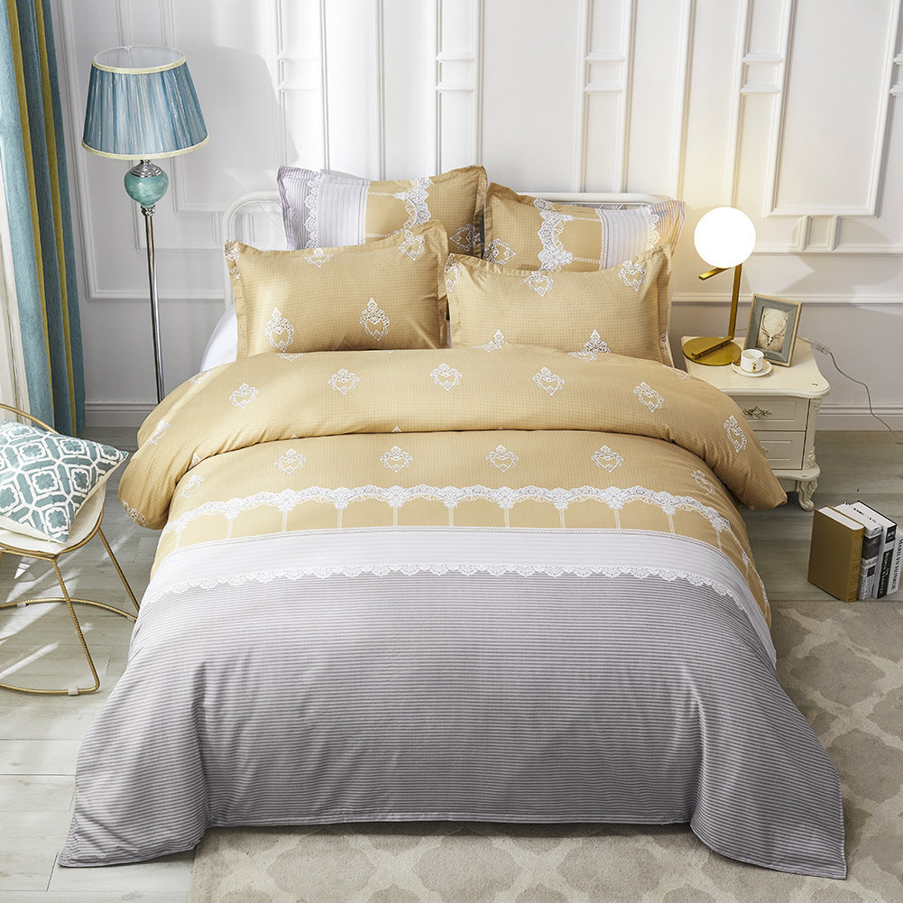 Luxury Printed Duvet Cover Set with Pillowcases