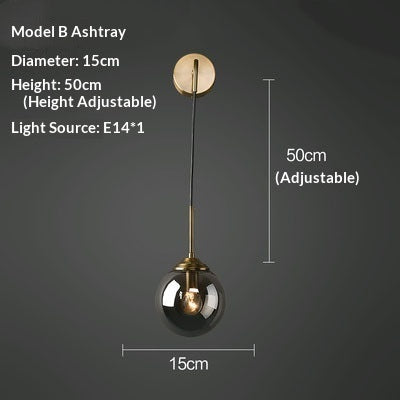 Wall Sconce For The Hallway Or Corridor In Front Of The Mirror