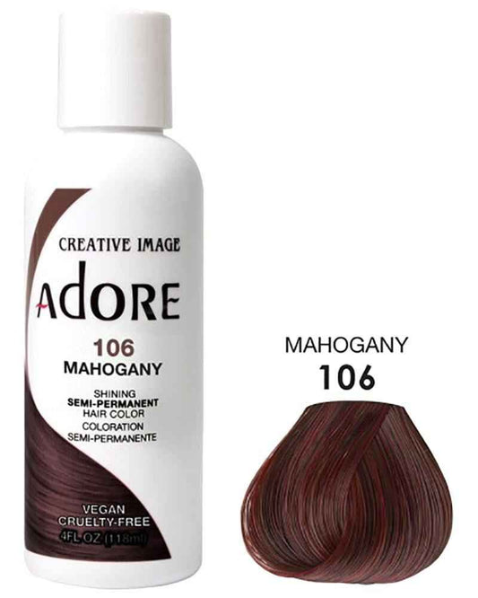 Adore Semi-Permanent Hair Color - 106 Mahogany 4 oz