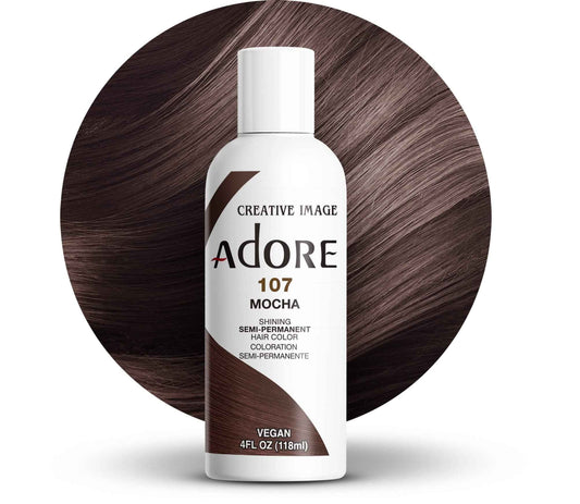 Adore Semi-Permanent Hair Color - 107 Mocha 4 oz