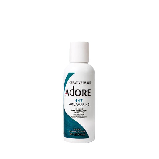 Adore Semi-Permanent Hair Color - 117 Aquamarine 4 oz
