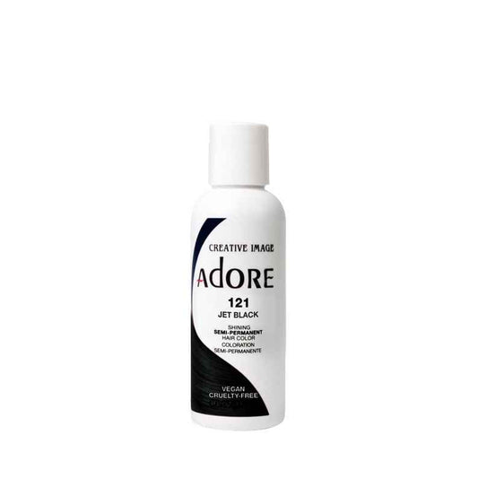 Adore Semi-Permanent Hair Color - 121 Jet Black 4 oz