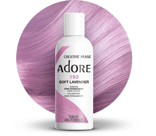 ADORE SEMI-PERMANENT HAIR COLOR 193 SFOT LAVENDER 4OZ
