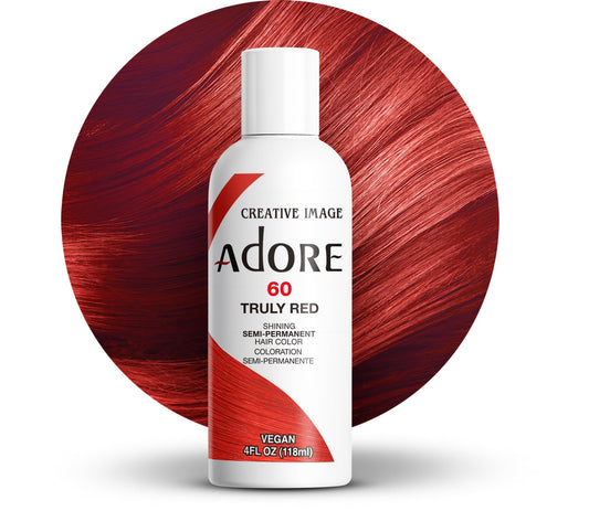 Adore Semi-Permanent Hair Color - 60 Truly Red 4 oz