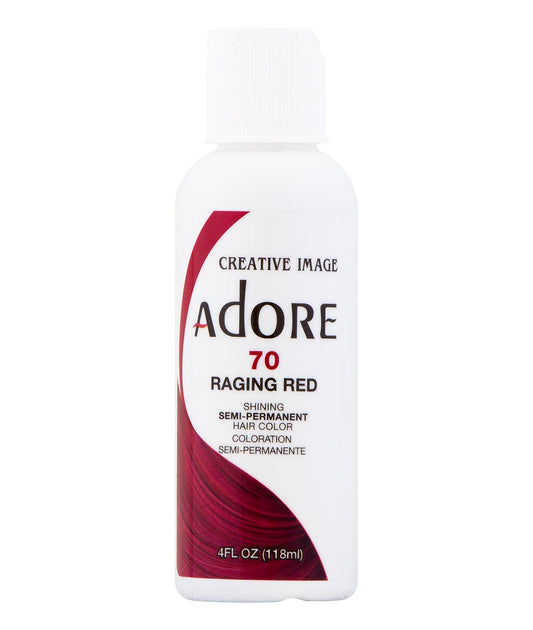 Adore Semi-Permanent Hair Color - 70 Raging Red 4 oz