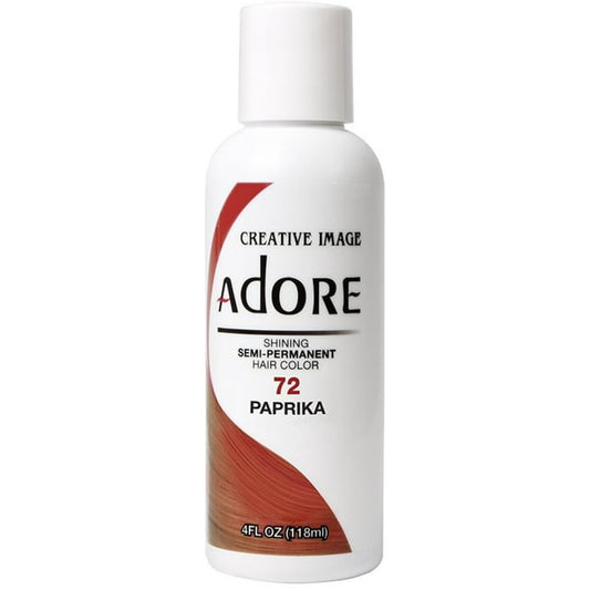 Adore Semi-Permanent Hair Color - 72 Paprika 4 oz