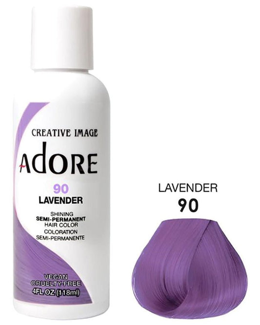 Adore Semi-Permanent Hair Color - 90 Lavender 4 oz