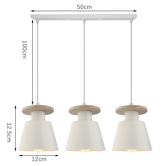 Modern LED Chandelier Ceiling Light – European Retro Iron Pendant Lamp for Dining Room, Bedroom & Living Room