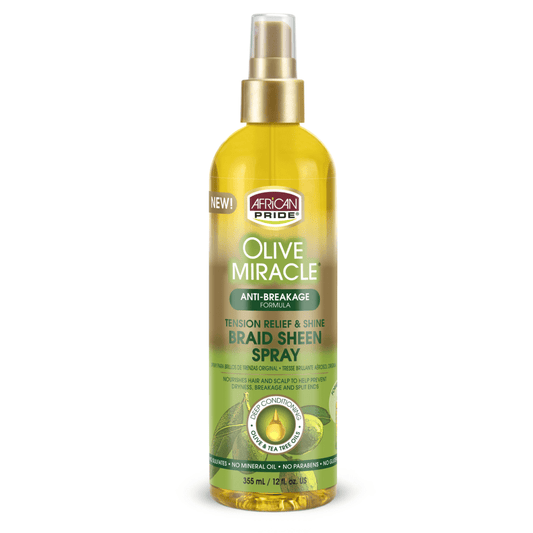 African Pride Braid Sheen Spray Regular 12 oz