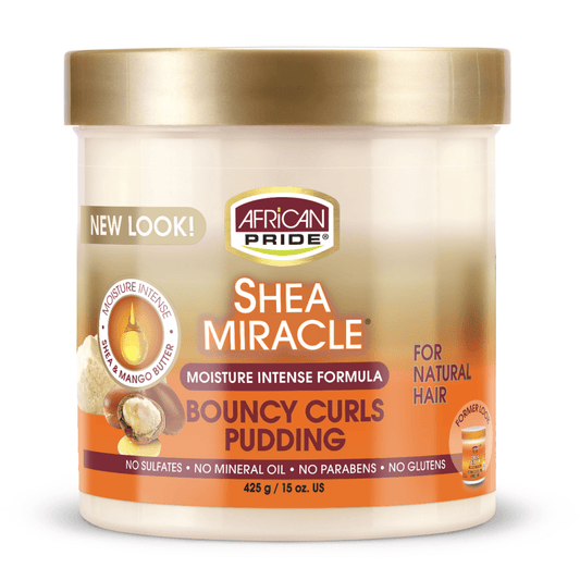 African Pride Shea Miracle Bouncy Curls Pudding 15 oz