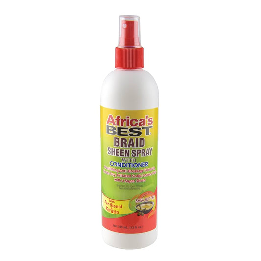 Africa's Best Braid Sheen Spray W Conditioner 12 oz