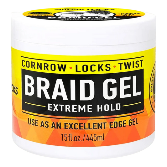 Allday Locks Braid Gel Extreme Hold 15 oz