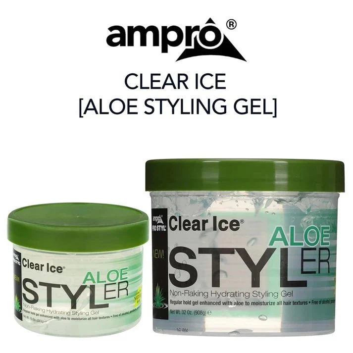 AMPRO PRO STYL CLEAR ICE ALOE VERRA STYLER 10OZ