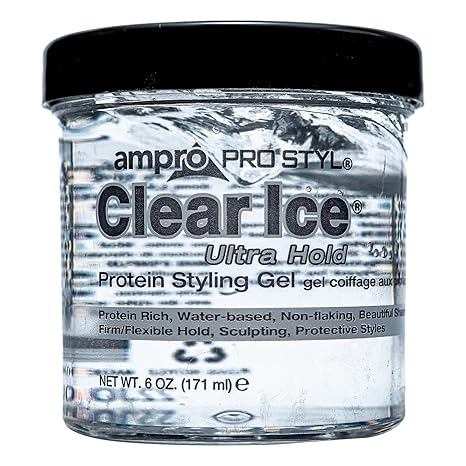 AMPRO STYLING GEL CLEAR ICE 6OZ