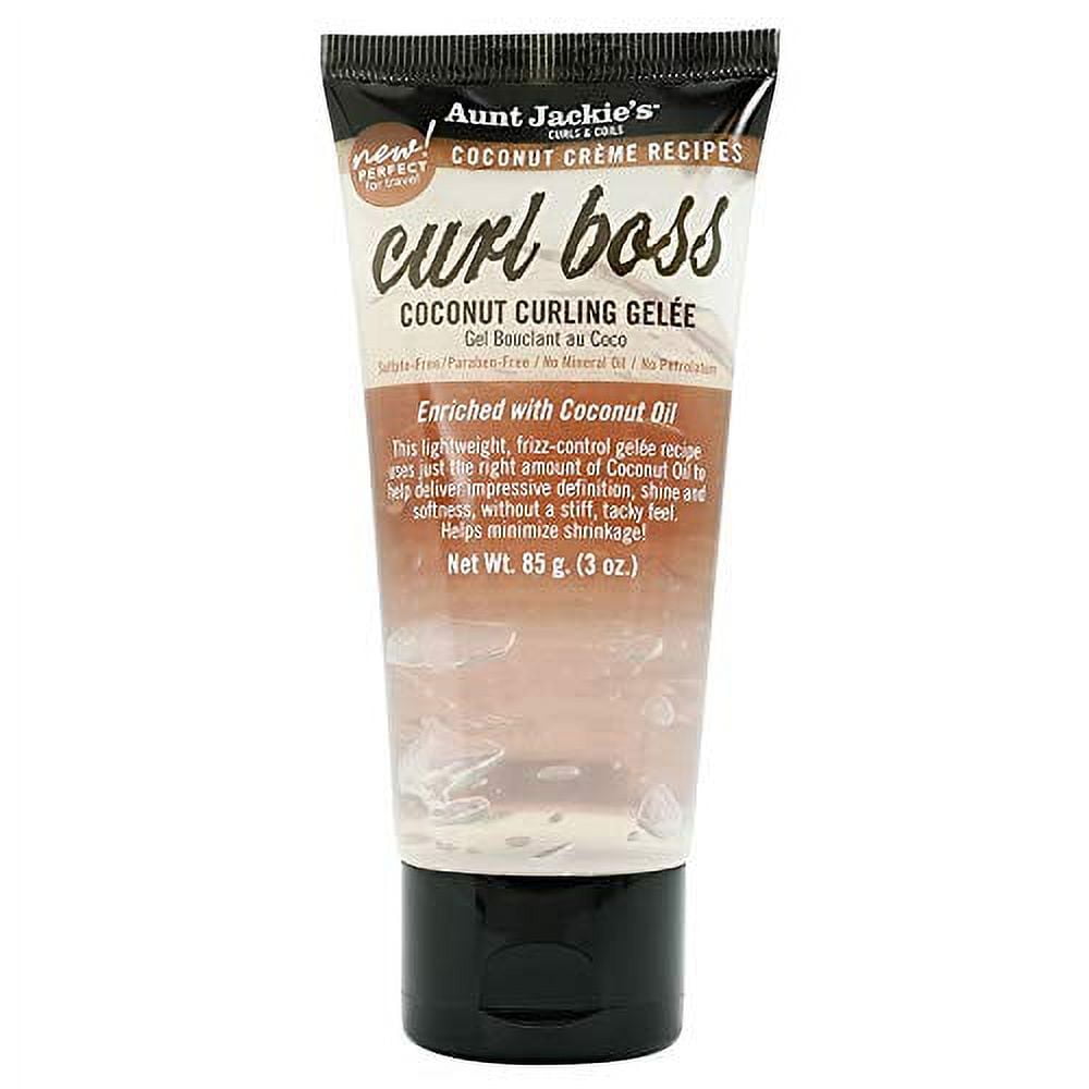 Aunt Jackie's Coconut Curling Nourishing And Moisturizing Squeeze Hair Styling Gel, 3 Oz