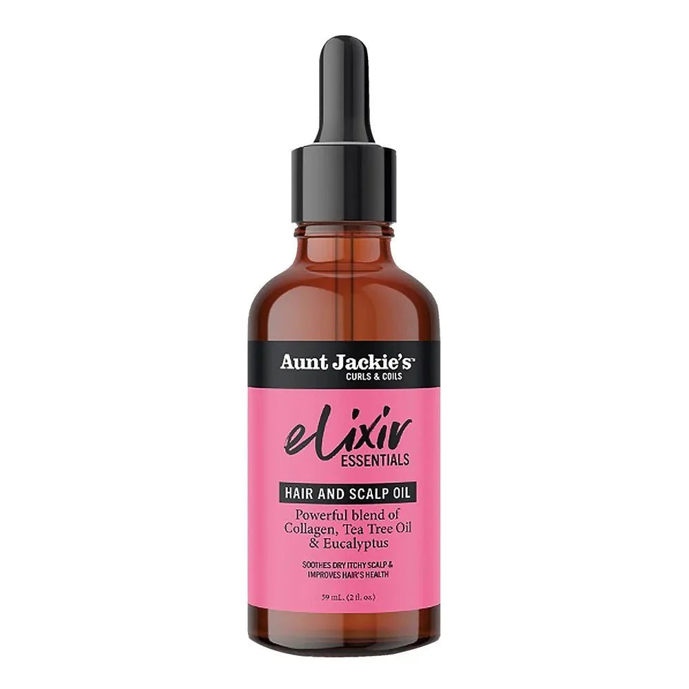AUNT JACKIES ELIXER ESSENTIALS HAIR & SCALP OIL 2OZ