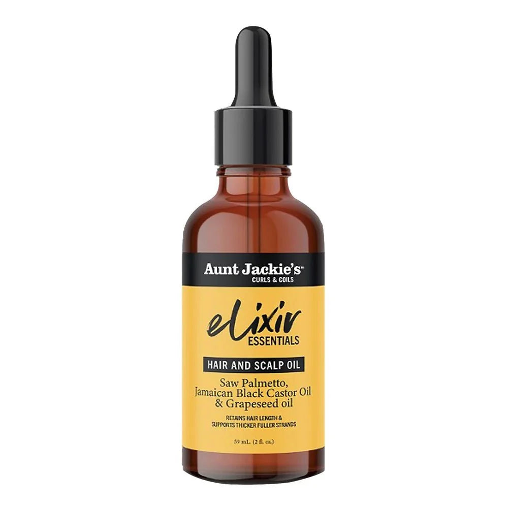 AUNT JACKIES ELIXER ESSENTIALS HAIR & SCALP OIL 2OZ