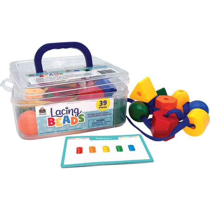 Teacher Created Resources - Lacing Beads - Ages 3+