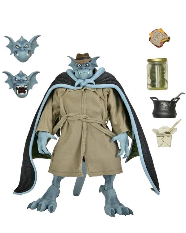 Disney's Gargoyles Ultimate Detective Broadway "Silver Falcon" - With Closed Wings (Opened Box and Sub-Par Packaging)