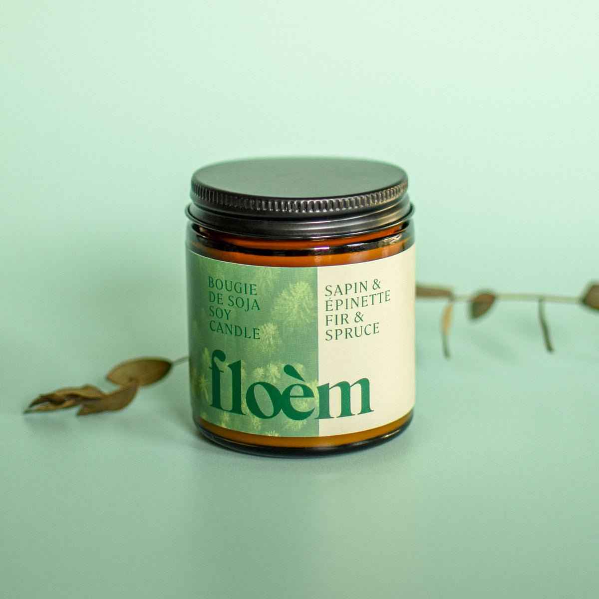 Bougie de soja Sapin & Épinette