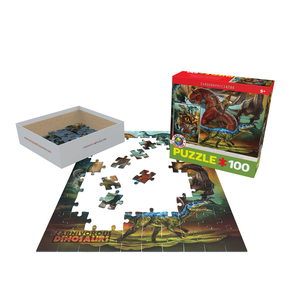 Eurographics Carnivorous Dinosaurs 100-Piece Puzzle - Ages 5+