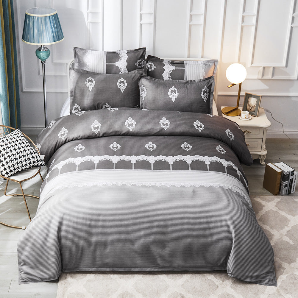Luxury Printed Duvet Cover Set with Pillowcases