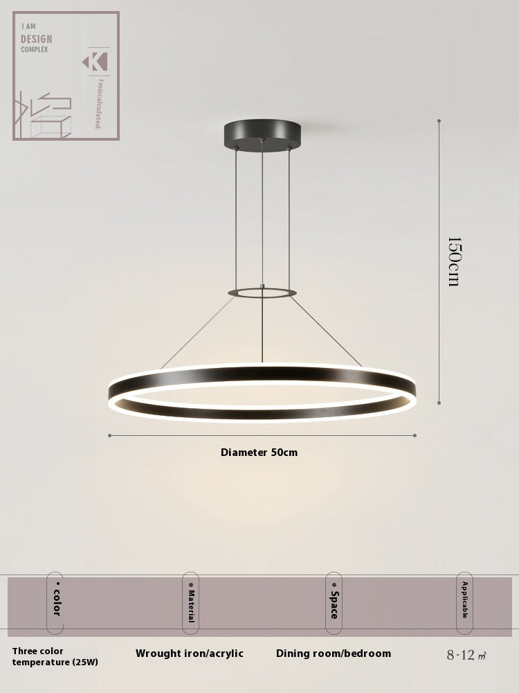 Creative Commercial Round Restaurant Chandelier